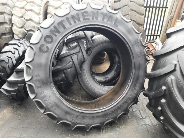 Opona używana rolnicza 340/85R38 13.6R38 CONTINENTAL CONTRACT AC85 700zł W4533 - obrazek 2