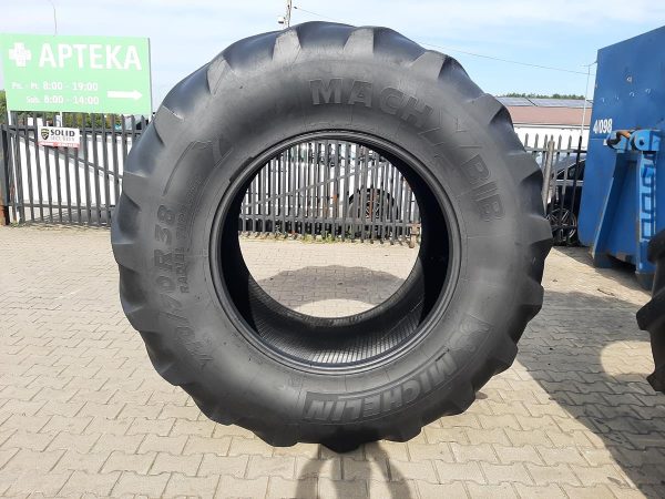 2x Opona używana rolnicza 710/70R38 MICHELIN MACH XBIB 900zł W4540 - obrazek 2