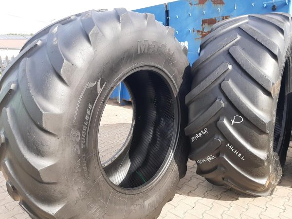 2x Opona używana rolnicza 710/70R38 MICHELIN MACH XBIB 900zł W4540 - obrazek 13