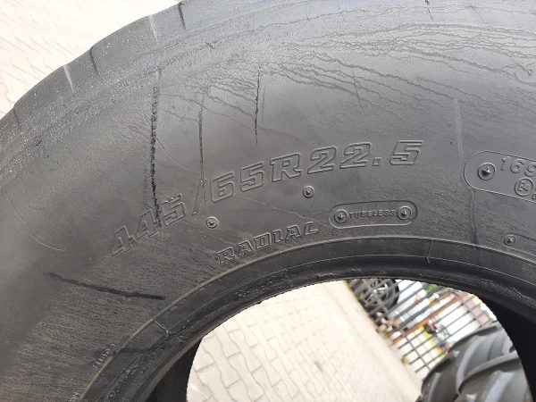 Opona używana ciężarowa 445/65R22.5 BRIDGESTONE M748; 900zł C2550 - obrazek 3
