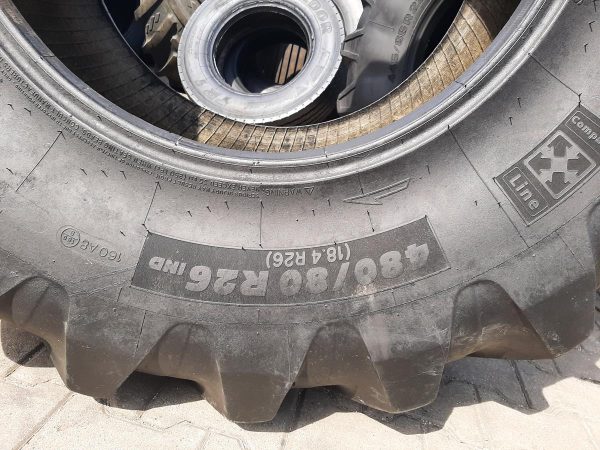 Opona używana przemysłowa 480/80R26 MICHELIN XMCL 1800zł W4550 - obrazek 3