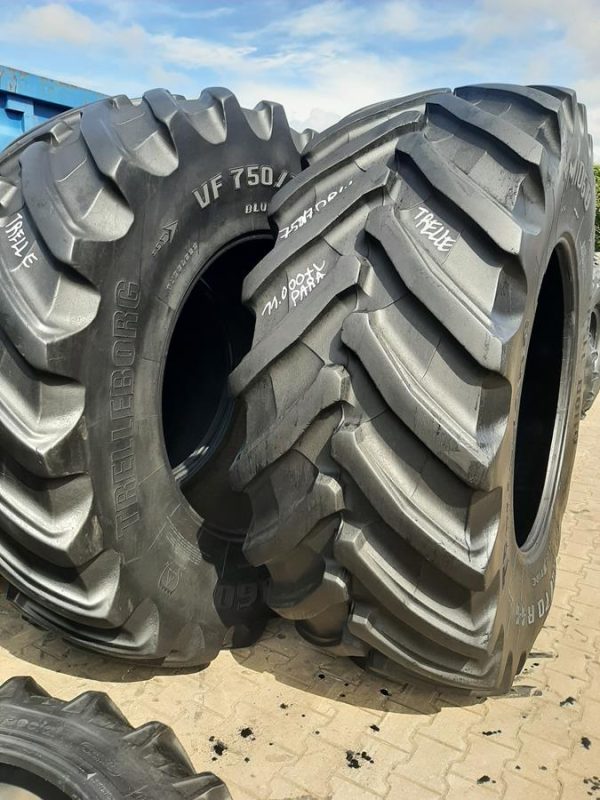 2x Opona używana rolnicza 750/70R44 TRELLEBORG TM1060; 5500zł W4552 - obrazek 2