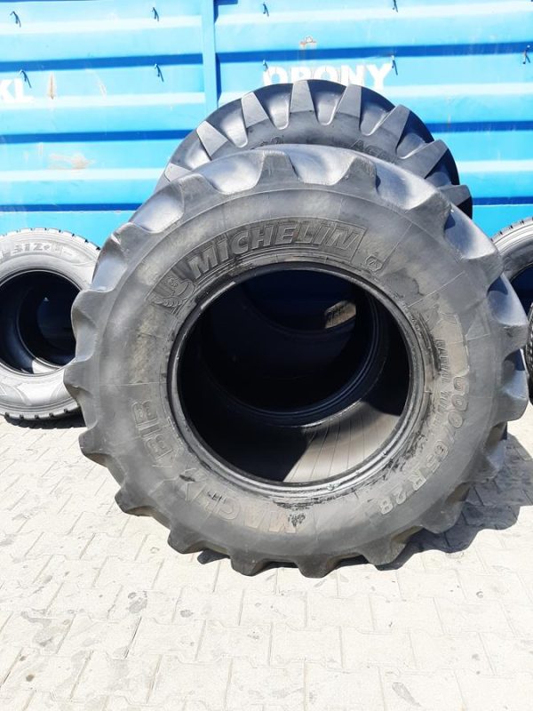 2x Opona używana przemysłowa 600/65R28 MICHELIN MACH XBIB 400zł W4555 - obrazek 2
