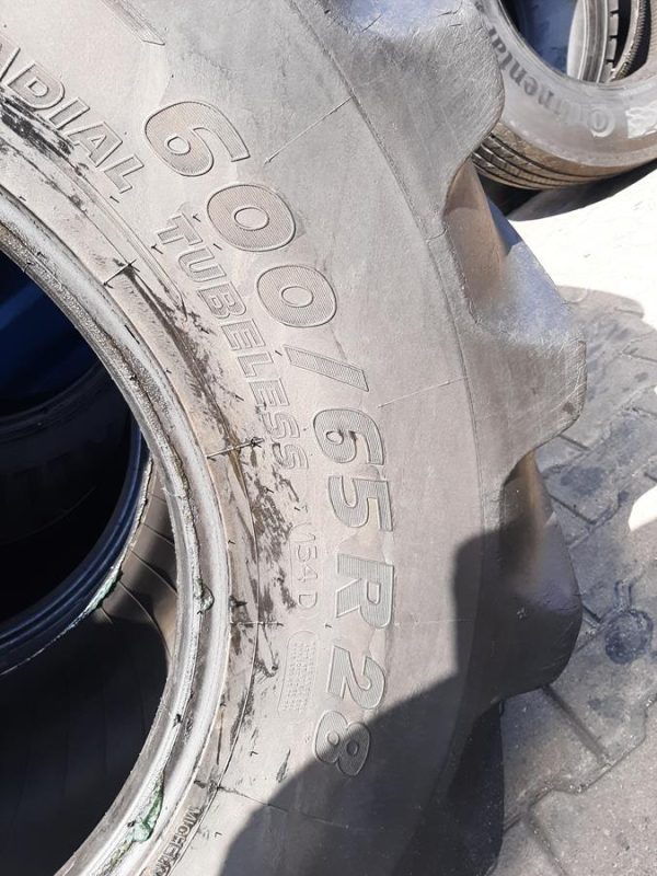 2x Opona używana przemysłowa 600/65R28 MICHELIN MACH XBIB 400zł W4555 - obrazek 3