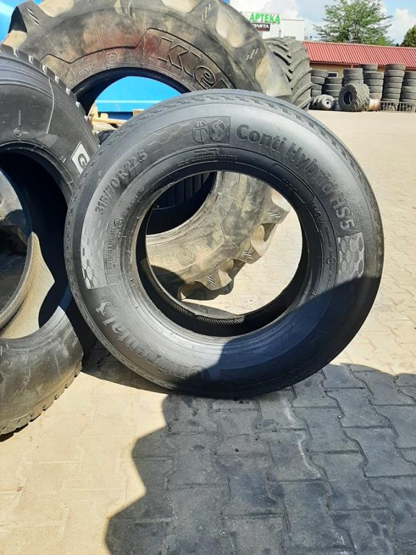 Opona używana ciężarowa 315/70R22.5 CONTINENTAL CONTI HYBRID HS5; 700zł C2556 - obrazek 2