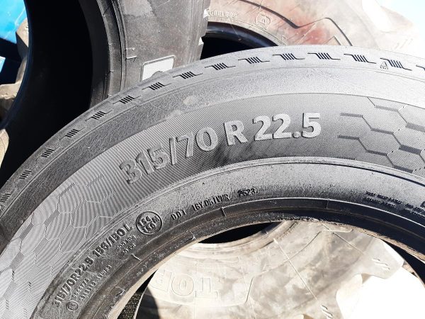 Opona używana ciężarowa 315/70R22.5 CONTINENTAL CONTI HYBRID HS5; 700zł C2556 - obrazek 3