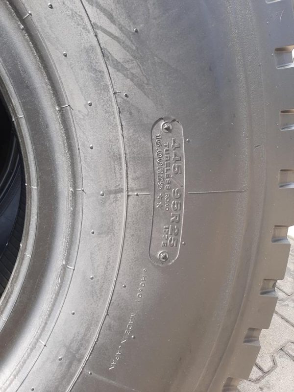 Opona używana przemysłowa 445/95R25 16.00R25 BRIDGESTONE VSHS 1400zł W4560 - obrazek 3