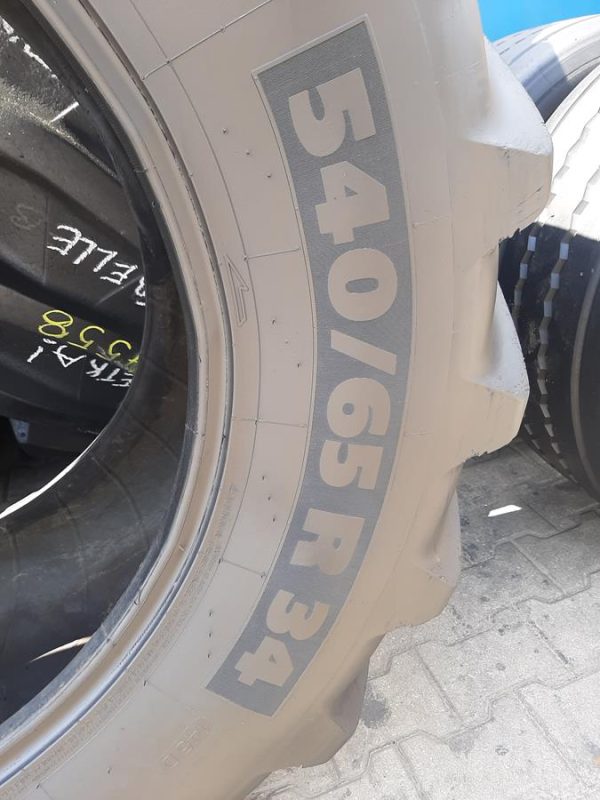 Opona używana rolnicza 540/65R34 MICHELIN 1700zł W4562 - obrazek 3