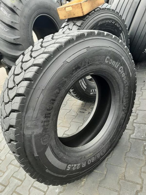 Opona używana ciężarowa 315/80R22.5 CONTINENTAL CONTI CROSS TRAC HT3; 300zł C2560 - obrazek 2