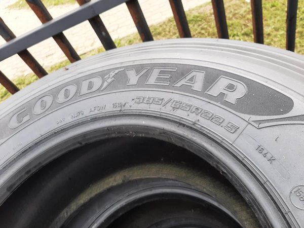 Opona używana ciężarowa 385/65R22.5 GOODYEAR FUEL MAX 250zł(szt.) C2564 - obrazek 9