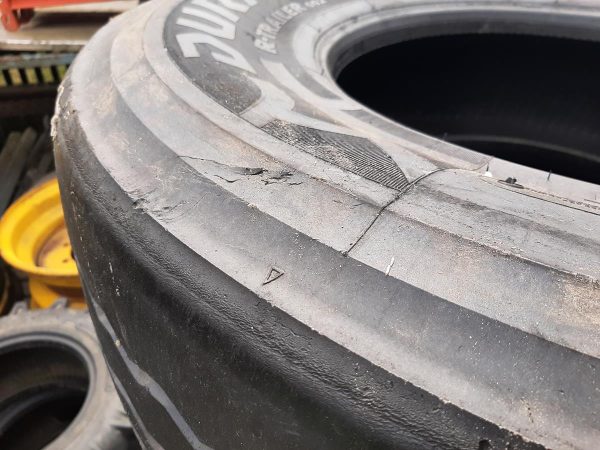 2x Opona używana ciężarowa 385/65R22.5 BRIDGESTONE DURAVIS R-TRAILER 002 250zł C2565 - obrazek 8