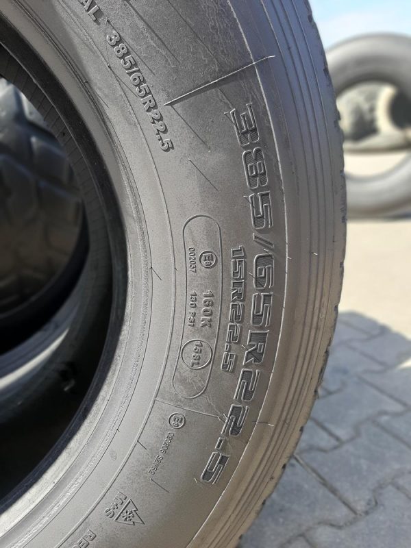2x Opona używana ciężarowa 385/65R22.5 PETLAS NZ 305; 200zł C2568 - obrazek 3