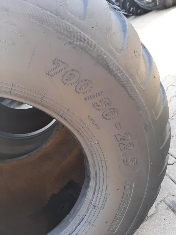 2x Opona używana rolnicza 700/50-22.5 BKT FLOTATION 648 1450zł W4523 - obrazek 6