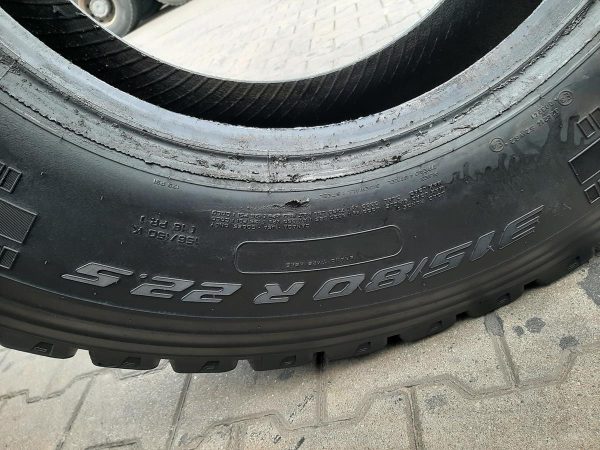 Opona używana ciężarowa 315/80R22.5 PIRELLI TG 01; 800zł C2576 - obrazek 3