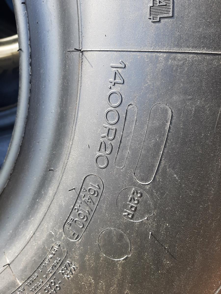 2x Opona używana przemysłowa 14.00R20 MICHELIN G-20 XZA4; 1200zł W4589 - obrazek 4