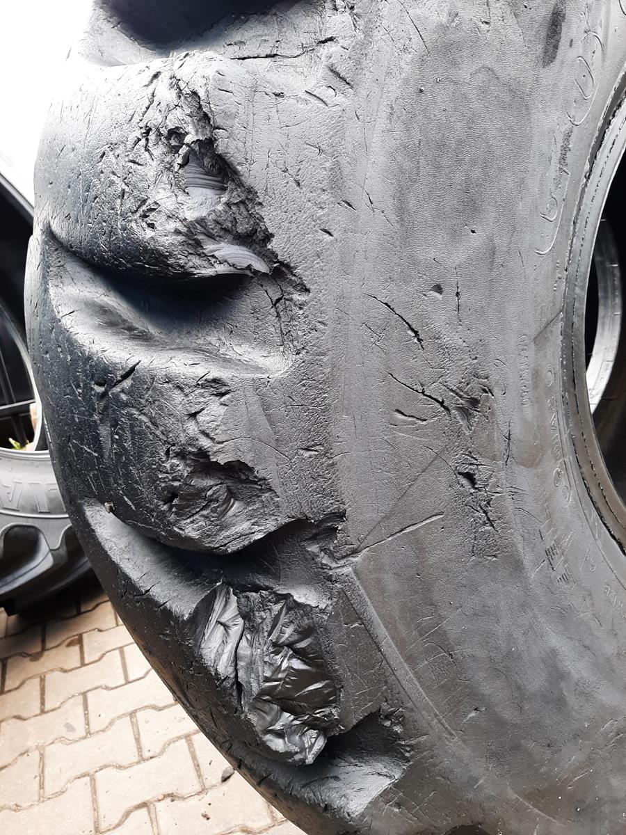 Opona używana przemysłowa 23.5R25 GOODYEAR UNISTEEL RL-5K 3200zł W4611 - obrazek 5