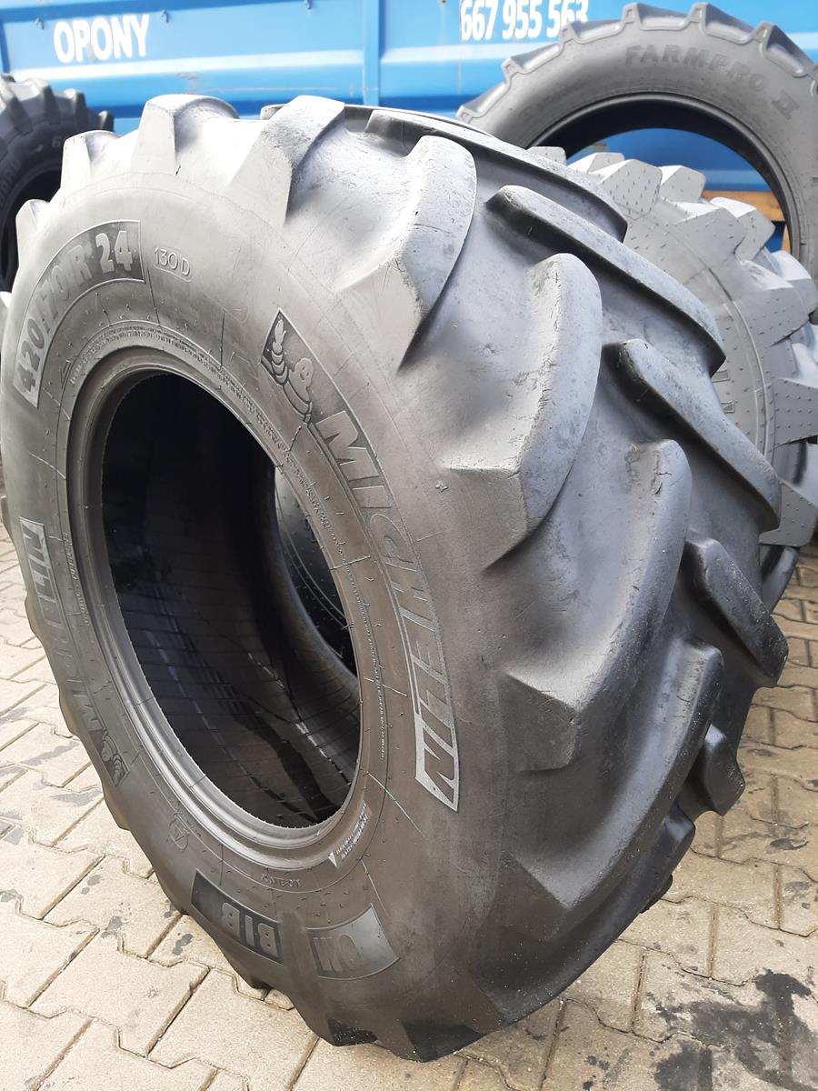 Opona używana przemysłowa 420/70R24 MICHELIN OMNIBIB 900zł W4614 - obrazek 9