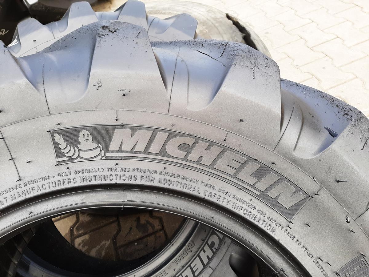 2x Opona używana przemysłowa 280/80R18 10.5/80R18 MICHELIN XMCL 700zł W4619 - obrazek 10