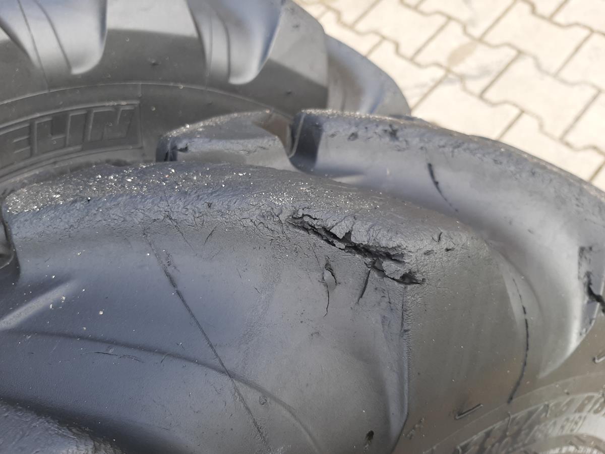 2x Opona używana przemysłowa 280/80R18 10.5/80R18 MICHELIN XMCL 700zł W4619 - obrazek 7