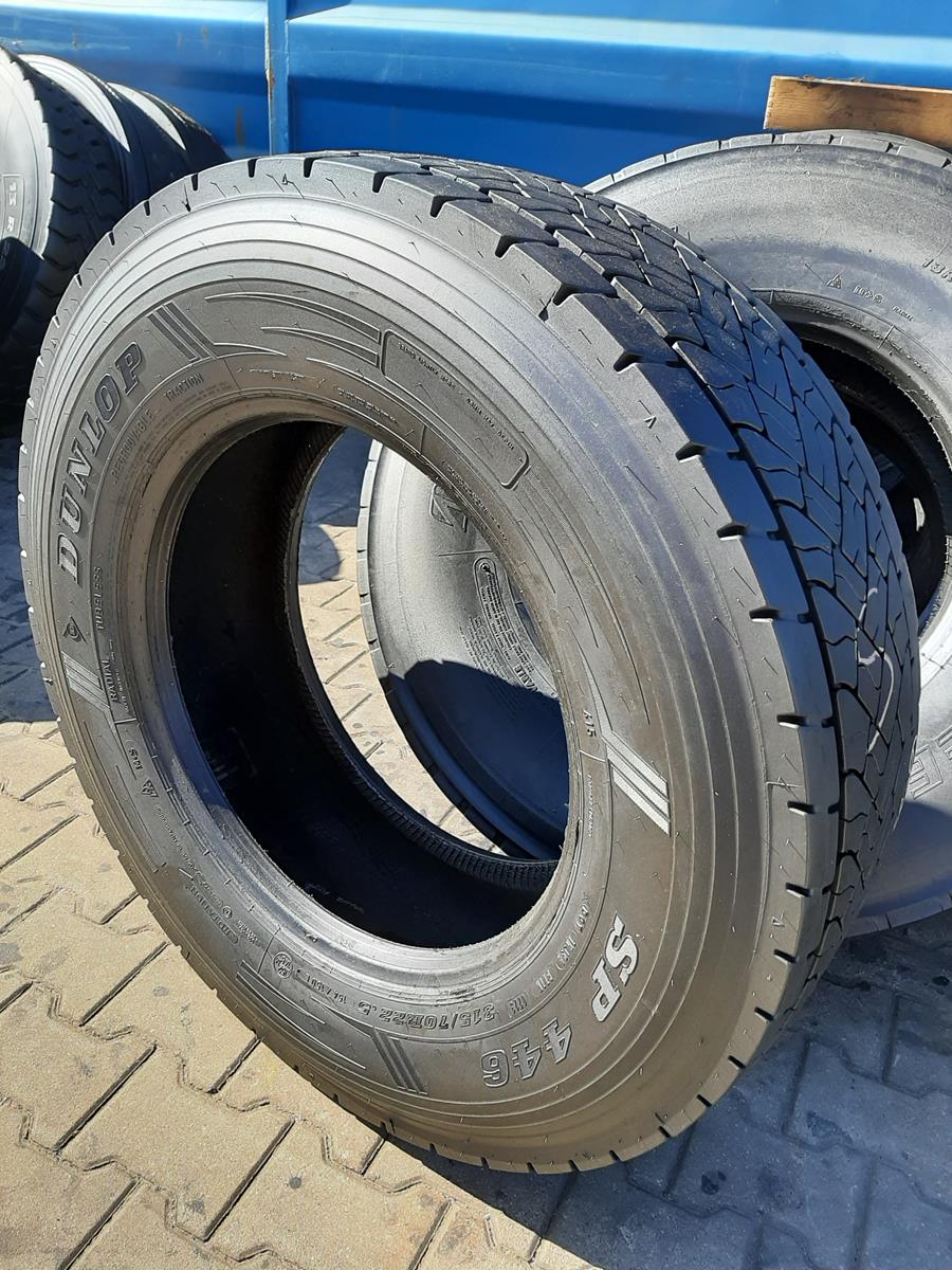 Opona używana ciężarowa 315/70R22.5 DUNLOP SP446; 600zł C2581 - obrazek 10