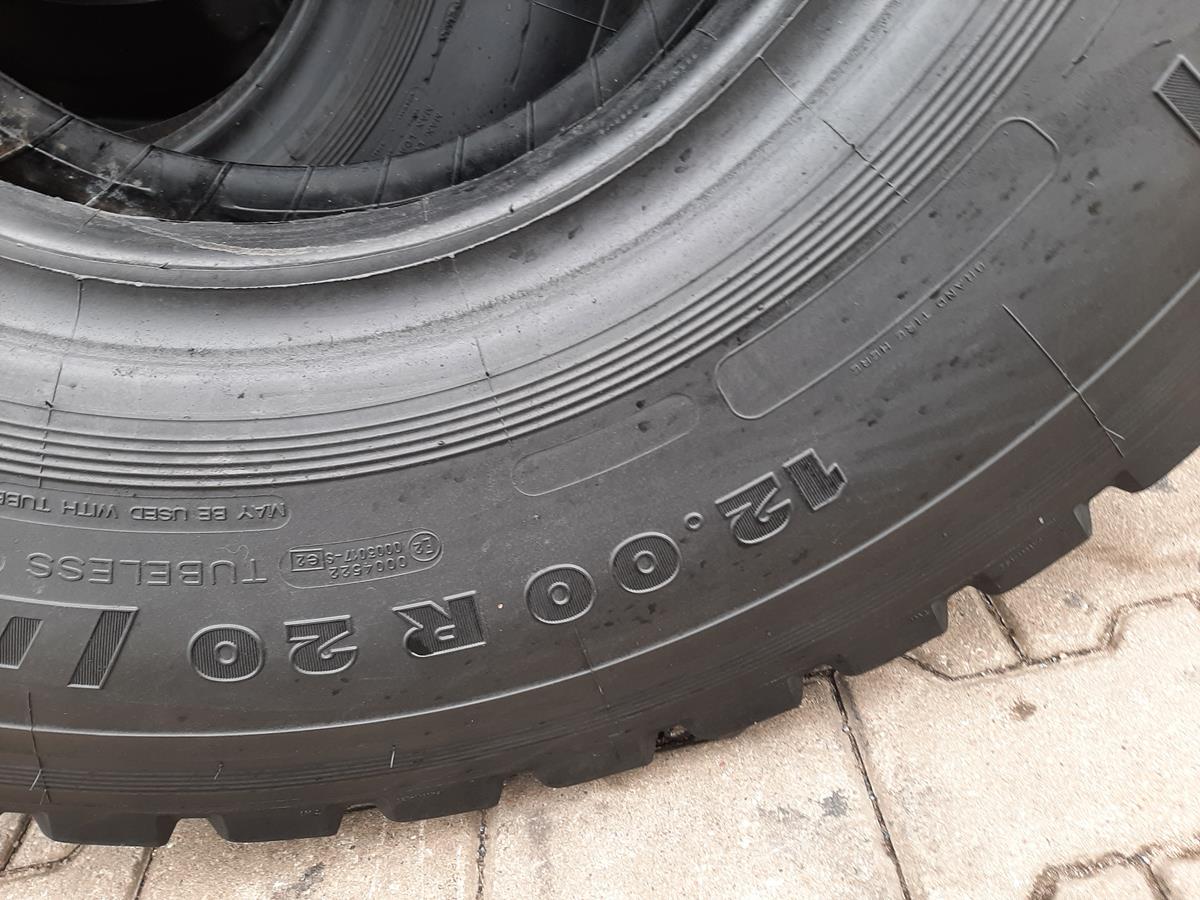 2x Opona używana ciężarowa 12.00R20 KORMORAN D ON/OFF 600zł C2595 - obrazek 9