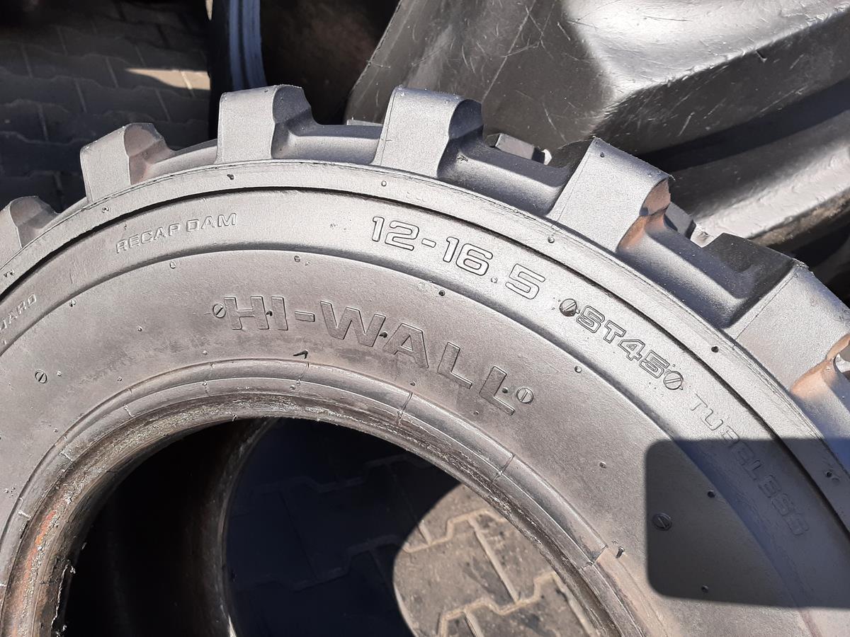 Opona używana przemysłowa 12-16.5 ; 12R16.5 TVS ST45 HI WALL 300zł W4651 - obrazek 4