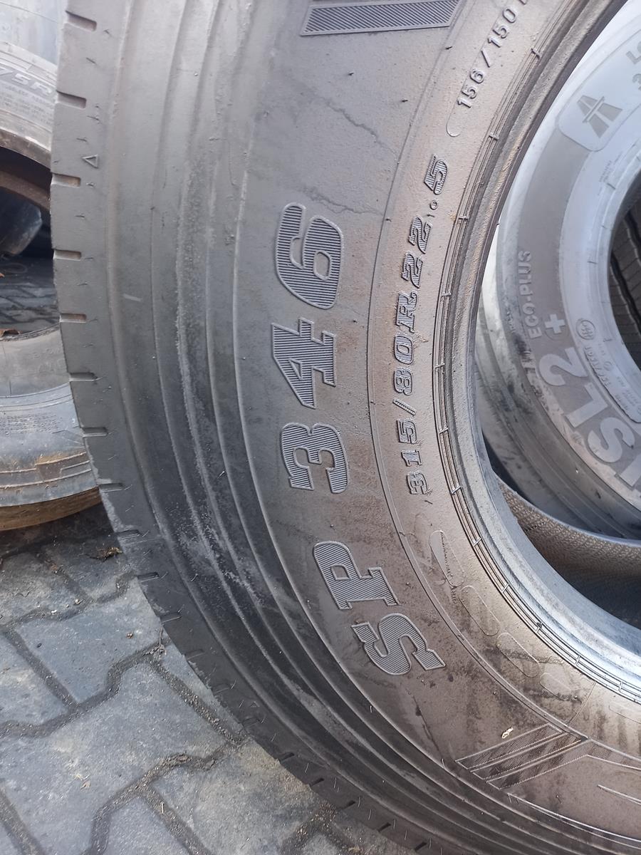 Opona używana ciężarowa 315/80R22.5 DUNLOP SP 346; 700zł C2599 - obrazek 9