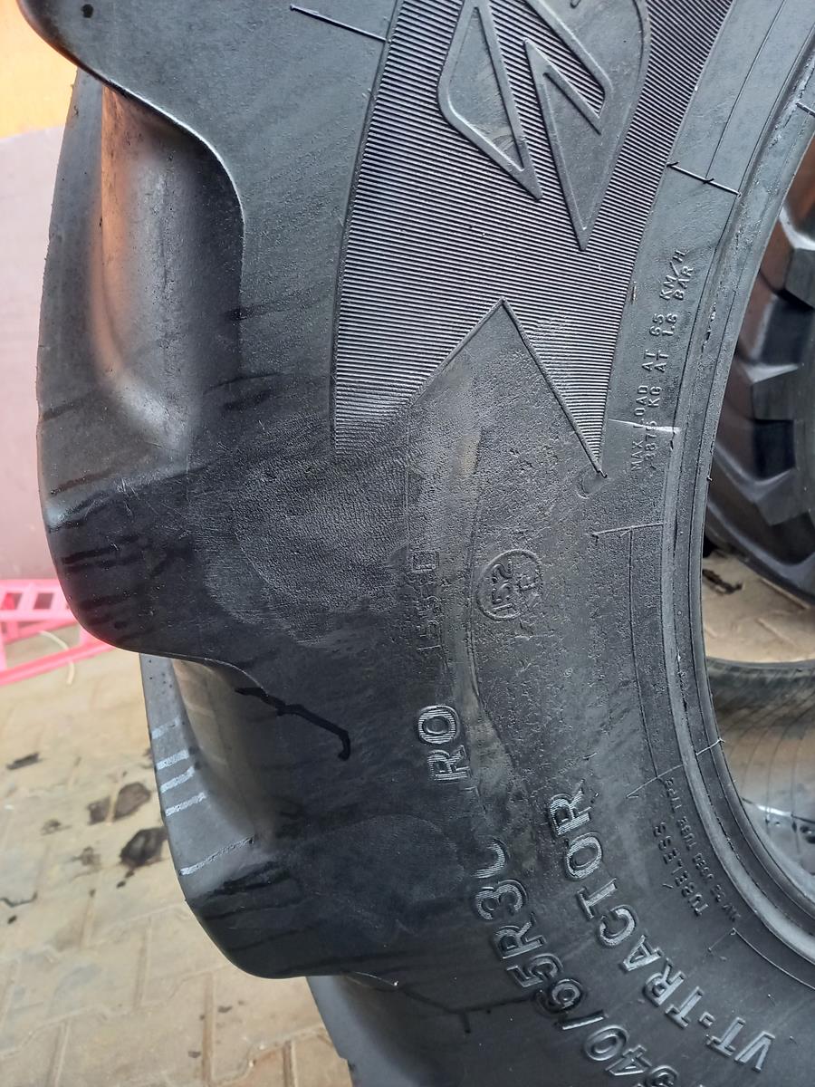 Opona używana rolnicza 540/65R30 BRIDGESTONE VT-TRACTOR 1200zł W4682 - obrazek 7