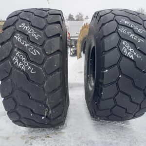 2x Opona używana przemysłowa 26.5R25 BRIDGESTONE VJT 3000zł W4707
