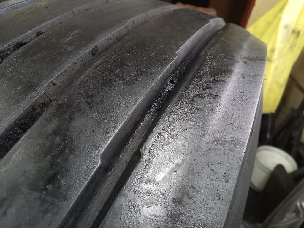 Opona używana ciężarowa 385/65R22.5 GOODYEAR K MAX T 700zł C2635 - obrazek 5