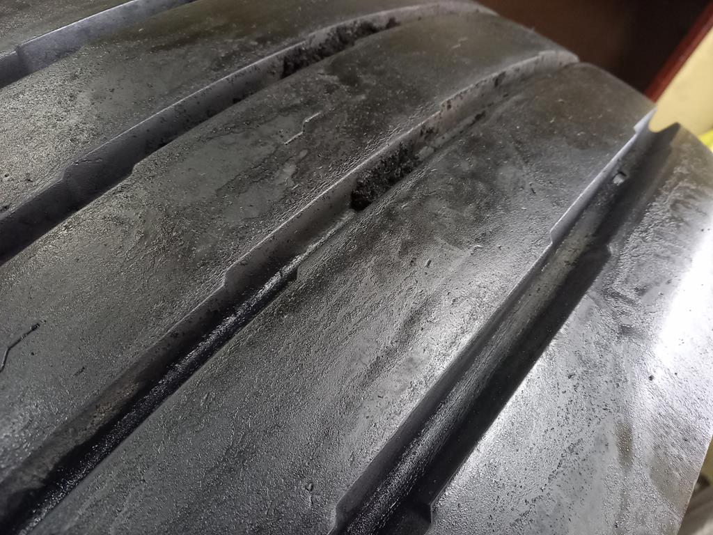 Opona używana ciężarowa 385/65R22.5 GOODYEAR K MAX T 700zł C2635 - obrazek 6