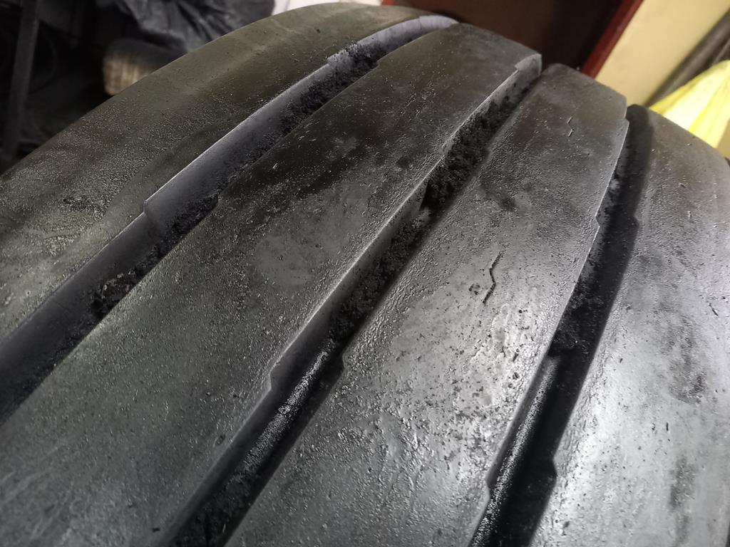 Opona używana ciężarowa 385/65R22.5 GOODYEAR K MAX T 700zł C2635 - obrazek 7