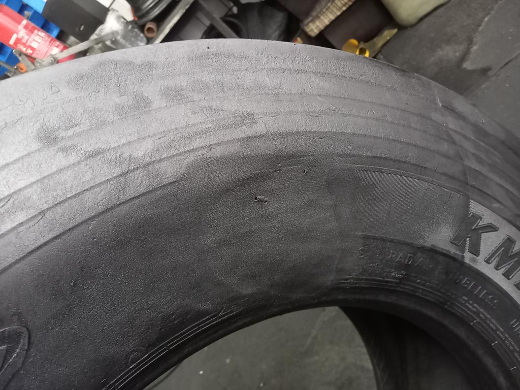 Opona używana ciężarowa 385/65R22.5 GOODYEAR K MAX T 700zł C2635 - obrazek 12