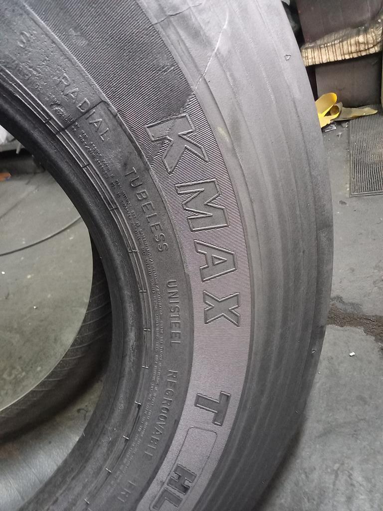 Opona używana ciężarowa 385/65R22.5 GOODYEAR K MAX T 700zł C2635 - obrazek 13