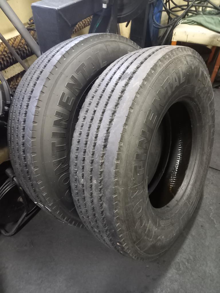 2x Opona używana ciężarowa 9.5R17.5 CONTINENTAL LSR1 400zł C2637 - obrazek 10