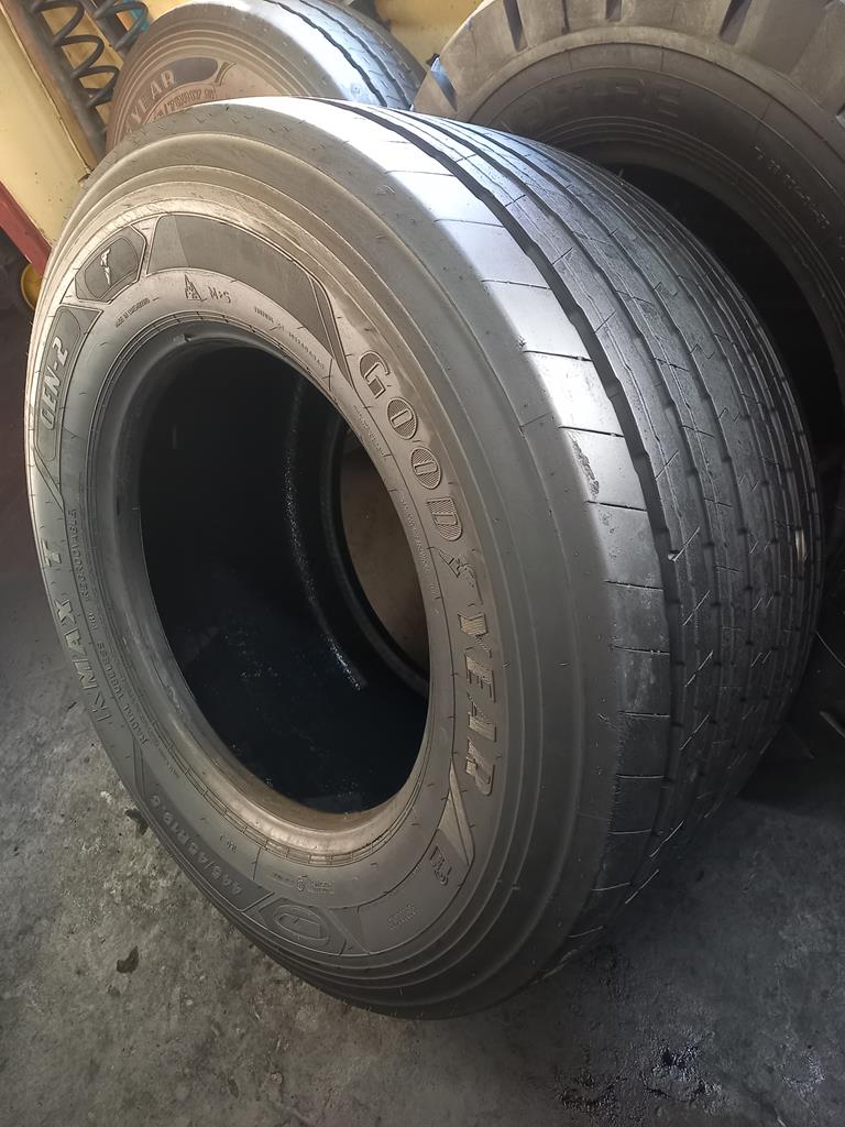 Opona używana ciężarowa 445/45R19.5 GOODYEAR KMAX T GEN-2 780zł C2685 - obrazek 9