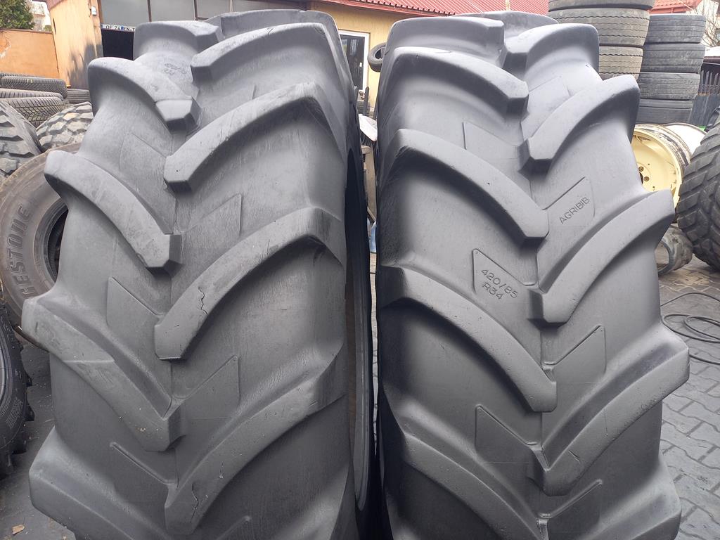 2x Opona używana rolnicza 420/85R34 16.9R34 MICHELIN 1300zł W4822 - obrazek 3