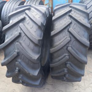 2x Opona używana rolnicza 420/70R24 BKT AGRI MAX RT765 1100zł W4882