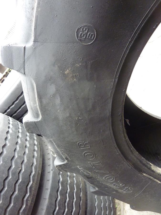 2x Opona używana rolnicza 420/70R28 FIRESTONE RADIAL 6000 900zł W4940 - obrazek 8