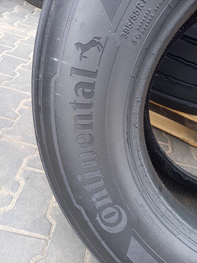 4x Opona używana ciężarowa 385/55R19.5 CONTINENTAL CONTI HYBRID HT3 200zł C2770 - obrazek 11