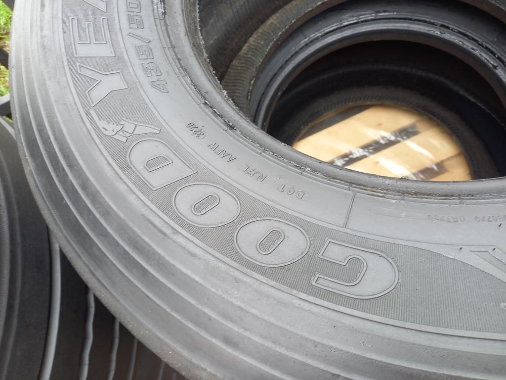 4x Opona używana ciężarowa 435/50R19.5 GOODYEAR FUELMAX T 160zł C2771 - obrazek 12