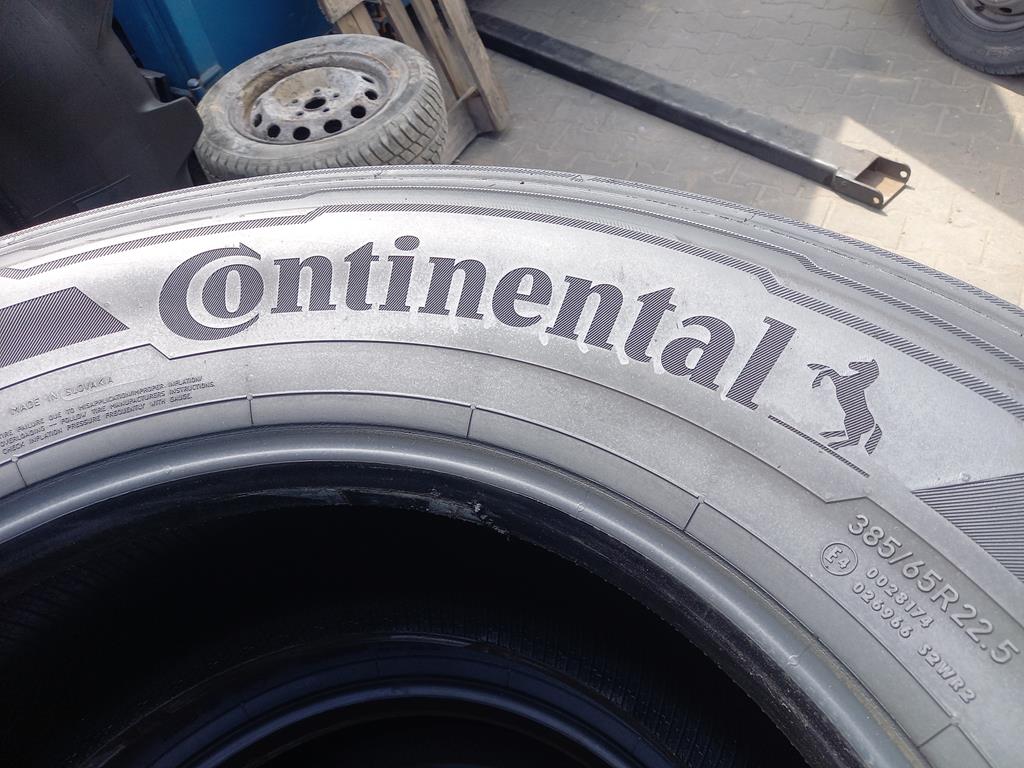 4x Opona używana ciężarowa 385/65R22.5 CONTINENTAL CONTI HYBRID HT3 300zł C2774 - obrazek 11