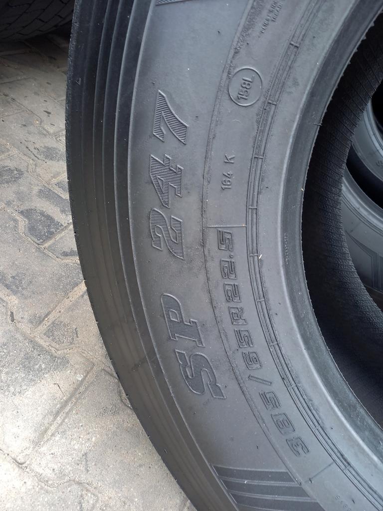 2x Opona używana ciężarowa 385/65R22.5 DUNLOP SP247; 650zł C2779 - obrazek 11