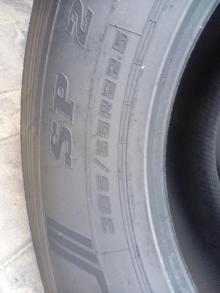 2x Opona używana ciężarowa 385/65R22.5 DUNLOP SP247; 650zł C2779 - obrazek 12