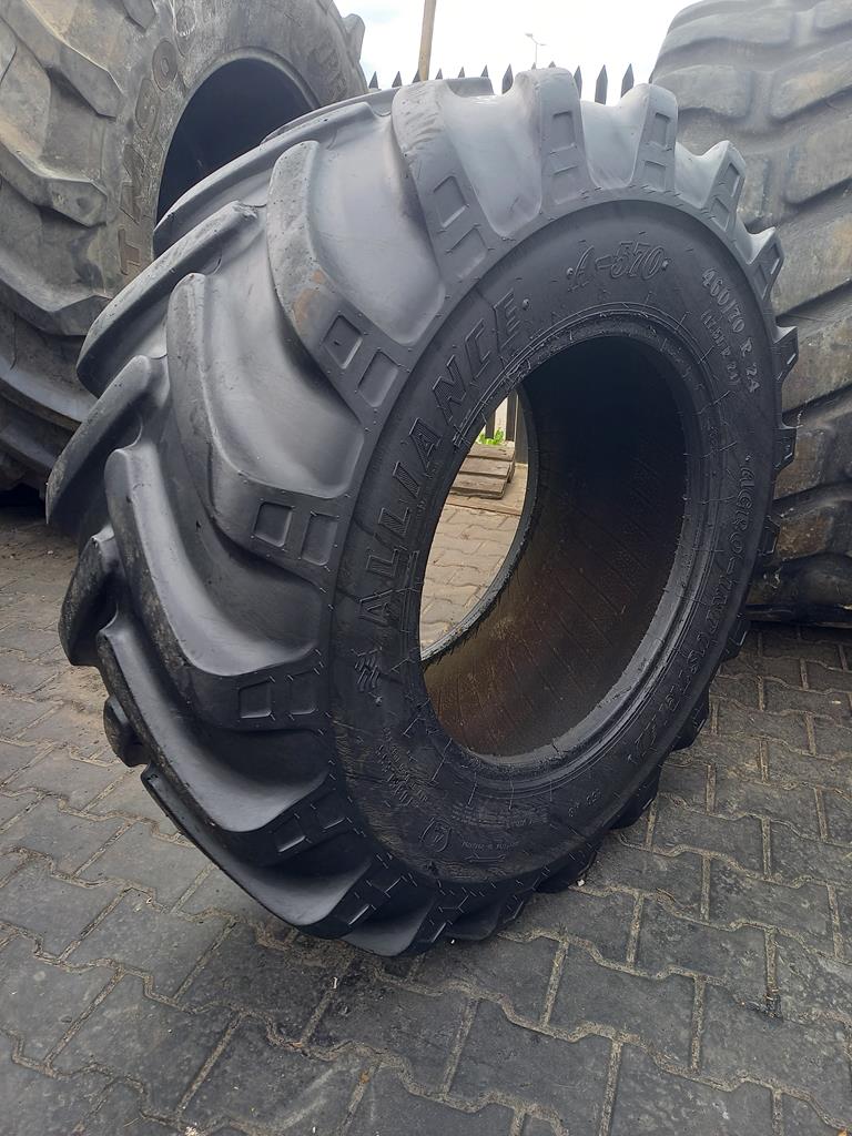 Opona używana rolnicza 460/70R24 17.5R24 ALLIANCE A570; 900zł W5050 - obrazek 9