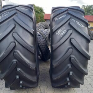 2x Opona używana rolnicza 520/70R38 MICHELIN OMNIBIB 2400zł W5070