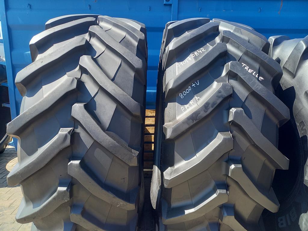 2x Opona używana rolnicza 710/70R42 TRELLEBORG 4000zł(szt.) W5104 - obrazek 5