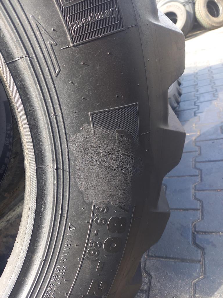 2x Opona używana 440/80-28 16.9-28 440/80R28 MICHELIN POWER CL 1000zł W5142 - obrazek 8